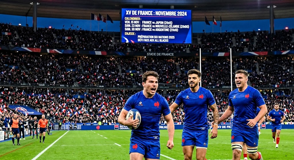 XV de France : liste, calendrier et enjeux de novembre